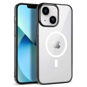 Apple iPhone 14 Plus Kılıf Zore Wireless Şarj Özellikli Pixel M-safe Kapak