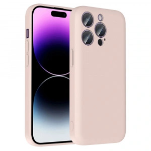 Apple iPhone 14 Pro Max Kılıf Kamera Korumalı Kartlık Hazneli Zore Vitra Kapak