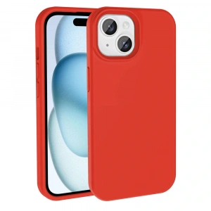 Apple iPhone 15 Plus Kılıf M-safe Şarj Özellikli Sıvı Teknolojili Silinebilir Sert Zore Kivi Kapak