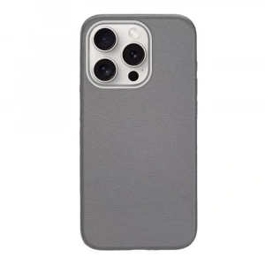 Apple iPhone 15 Pro Kılıf M-safe Şarj Özellikli PU Deri Zore Adora Kapak