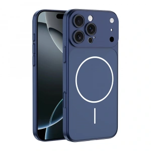 Apple iPhone 15 Pro Kılıf Zore M-Safe Şarj Özellikli Kamera Korumalı Spark Kapak