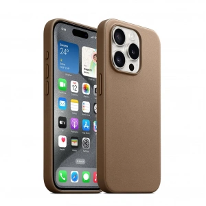 Apple iPhone 15 Pro Kılıf Zore M-safe Şarj Özellikli Mikro Fiber Optimal Kapak