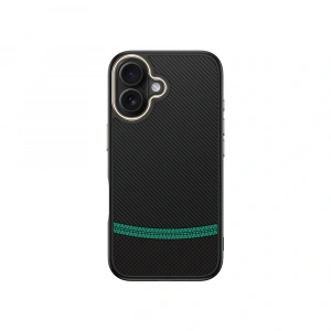 Apple iPhone 16 Plus Kılıf M-safe Şarj Özellikli Karbon Fiber Görünümlü Zore Antina Kapak