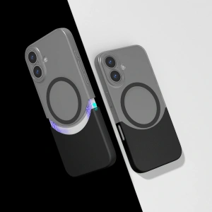 Apple iPhone 16 Plus Kılıf M-Safe Şarj Özellikli Mıknatıslı Zore Duble Kapak