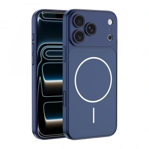 Apple iPhone 16 Pro Kılıf Zore M-Safe Şarj Özellikli Kamera Korumalı Spark Kapak