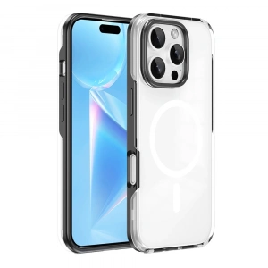 Apple iPhone 16 Pro Max Kılıf M-safe Şarj Özellikli Çıkarılabilir Arka Yüzeyli Zore Polar Kapak