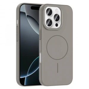 Apple iPhone 16 Pro Max Kılıf M-safe Şarj Özellikli Zore Ruby Sert Kapak