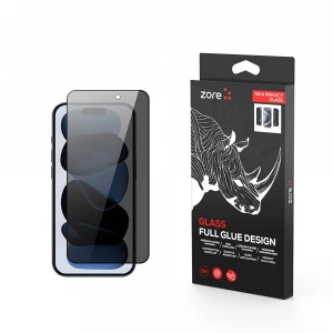 Apple iPhone 17 Air Zore Rika Premium Privacy Temperli Cam Ekran Koruyucu