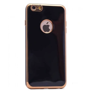 Apple iPhone 6 Kılıf Zore Arkası Parlak 360 Silikon