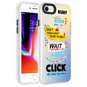 Apple iPhone 8 Kılıf Desenli Zore Dragon Sert Kapak