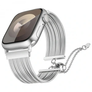 Apple Watch 40mm Zore KRD-137 Metal Hasır Kordon