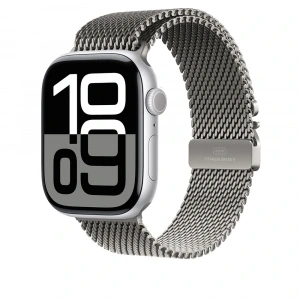 Apple Watch 7 45mm Zore KRD-100 Titanyum Hasır Kordon