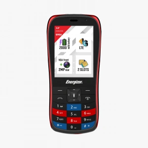 ENERGIZER E284S DUAL 4G BLACK-RED TUŞLU CEP TELEFONU (ENERGIZER TÜRKİYE GARANTİLİ)