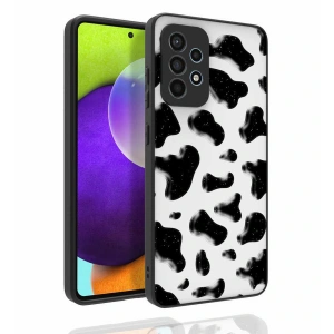 Galaxy A52 Kılıf Desenli Kamera Korumalı Parlak Zore Nora Kapak