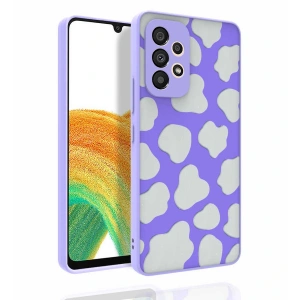 Galaxy A53 5G Kılıf Desenli Kamera Korumalı Parlak Zore Nora Kapak
