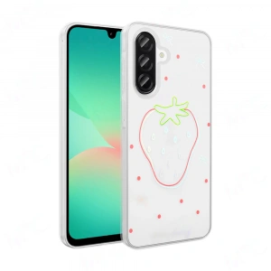 Galaxy A56 Kılıf Şeffaf Figürlü Zore Folk Sert Kapak