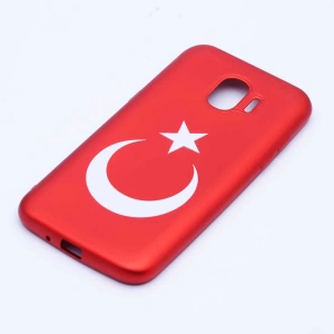 Galaxy J2 Pro 2018 Kılıf Zore Bayrak Silikon