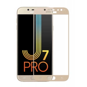 Galaxy J730 Pro Zore Kenarları Kırılmaya Dayanıklı Cam Ekran Koruyucu