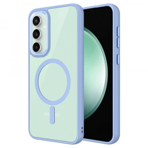 Galaxy S23 FE Kılıf Wireless Şarj Özellikli Zore Krom M-safe Silikon Kapak