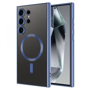 Galaxy S24 Ultra Kılıf Kamera Korumalı M-safe Wireless Şarj Özellikli Zore Demre Kapak