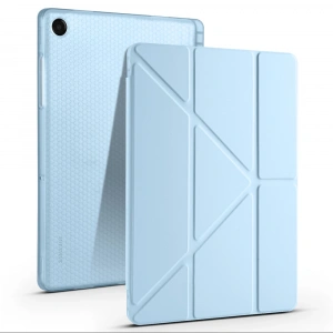 Galaxy Tab A11 Plus Kılıf Zore Tri Folding Kalem Bölmeli Standlı Kılıf