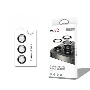 Galaxy Z Fold 7 Zore CL-12 Premium Safir Parmak İzi Bırakmayan Anti-Reflective Kamera Lens Koruyucu