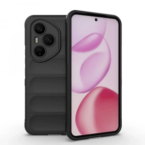 Honor 400 Pro Kılıf Esnek TPU Oyuklu Arka Yüzey Tasarımlı Zore Etnik Silikon Kapak