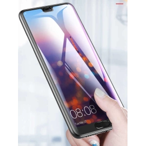 Huawei P20 Pro Zore Kenarları Kırılmaya Dayanıklı Cam Ekran Koruyucu