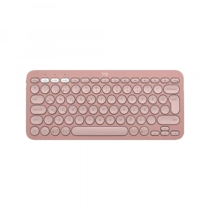 Logitech Pebble Keys 2 K380s Multi-Device Bluetooth Klavye - Pudra Pembe