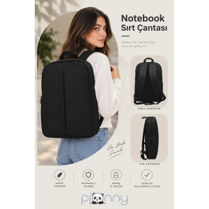 Pionny Notebook Sırt Çantası - Siyah
