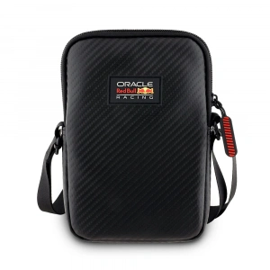 Redbull Orjinal Lisanslı PU Karbon Fiber Tasarımlı Çapraz Vücut Aksesuar Çantası