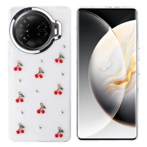 Tecno Camon 30 Pro 5G Kılıf Airbag Tasarımlı Simli Şeffaf Zore Kutup Kapak