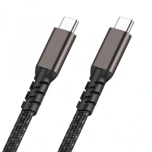 Zore 2.Jenerasyon Type-C to Type-C USB3.2 PD Data Kablosu 100W 20Gbps 4K@60Hz 0.2 Metre