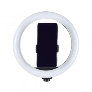 Zore MJ20 RGB Light 8 inç Işıklı Telefon Tutucu Ring Light