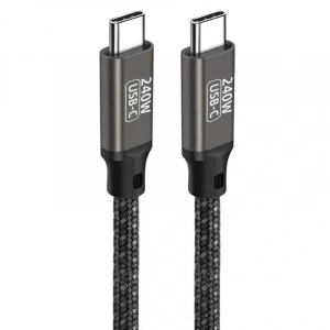 Zore QG02 Type-C to Type-C PD3.1 Data Kablosu 240W 480Mbps 0.5 Metre