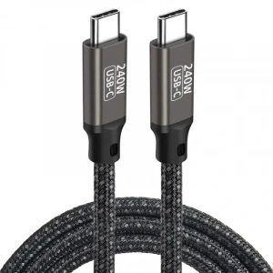 Zore QG02 Type-C to Type-C PD3.1 Data Kablosu 240W 480Mbps 1.5 Metre