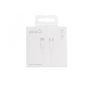 Zore ZR-42 Type-C to Lightning PD Hızlı Şarj Özellikli Data ve Şarj Kablosu 1M
