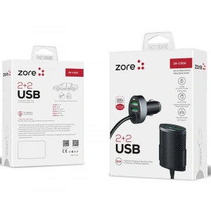 Zore ZR-C502 2+2 Araç Şarj Seti