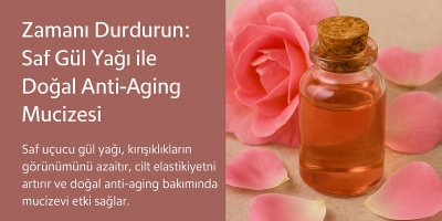 “Gençlik İksiri: Saf Uçucu Gül Yağının Anti-Aging Gücü