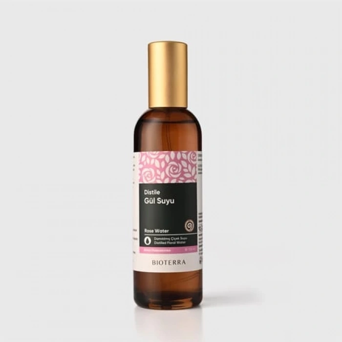 Bioterra Gül Suyu 100 ml – Doğal Nemlendirici & Gözenek Sıkılaştırıcı