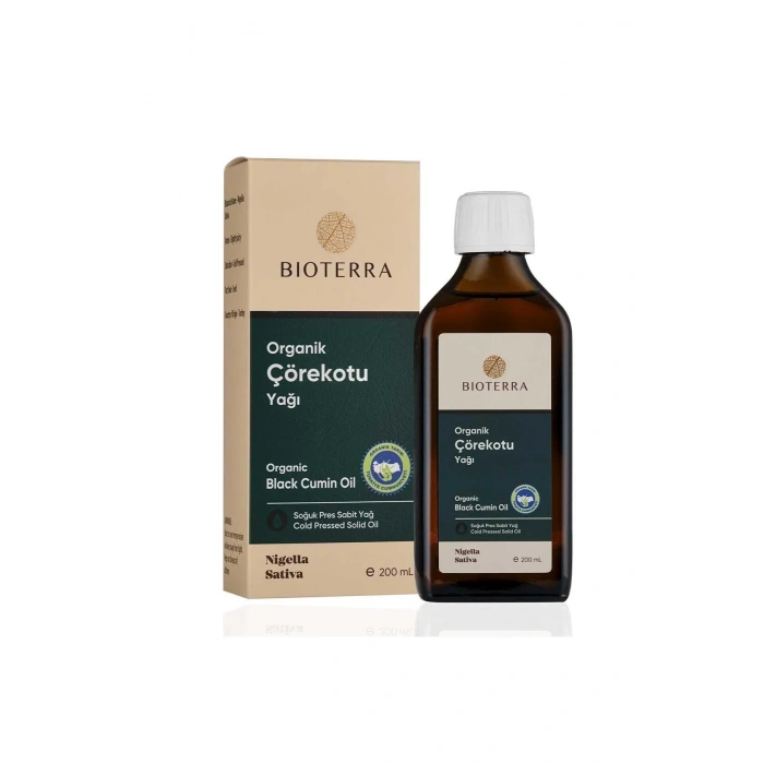 Bioterra Organik Çörekotu Yağı 200 ml