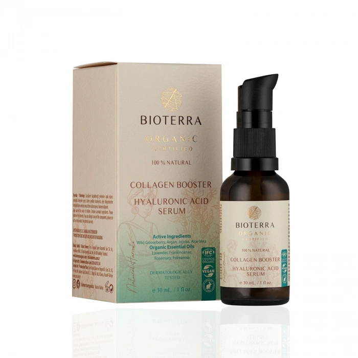 Bioterra Organik Kolajen & Hyaluronik Asit Serum 30 Ml