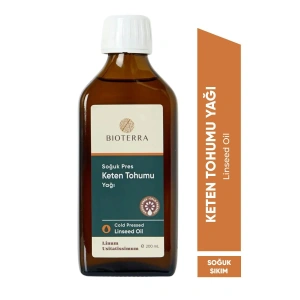 Bioterra Biotera Organik Keten Tohumu Yağı 200ml