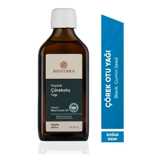 Bioterra Organik Çörekotu Yağı 200 ml