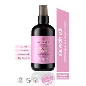 Organik Gül Vücut Yağı 250 ml