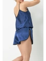 Desire Saten Şort Takım - Mavi