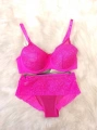 Ginger Sütyen Takımı - Neon Pembe (Büyük Beden)