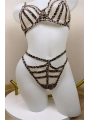 Luxe Bralet Takım - Leopar