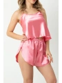 Marshmallow Saten Şort Takım