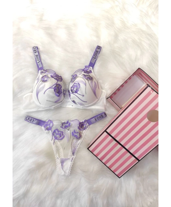 Breeze Sütyen Takımı - Mor
